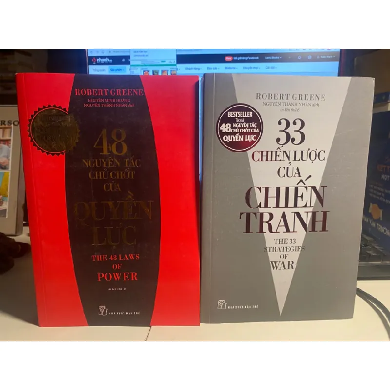 [Phiên Chợ Sách Cũ] Bộ Chiến Lược Của Robert Greene Để Luôn Luôn Chiến Thắng Cuộc Chơi (2 cuốn) - Sách kỹ năng - Robert Green-NXB Trẻ 0506 467828