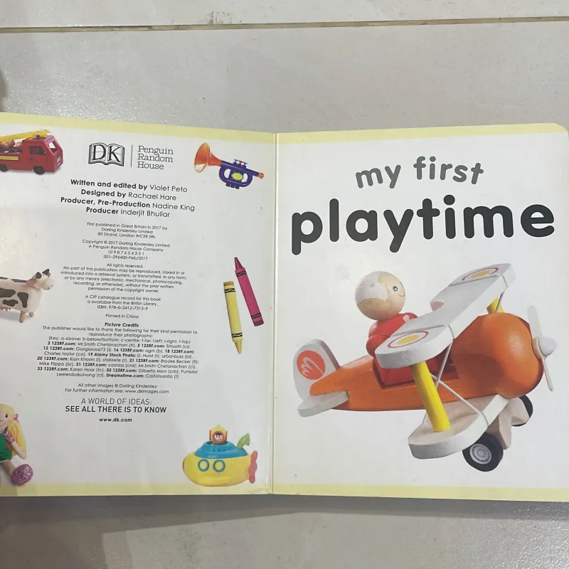 NGOẠI VĂN tiếng anh trẻ em DK danh tiếng : My First Playtime & Sharing is Caring  1027825