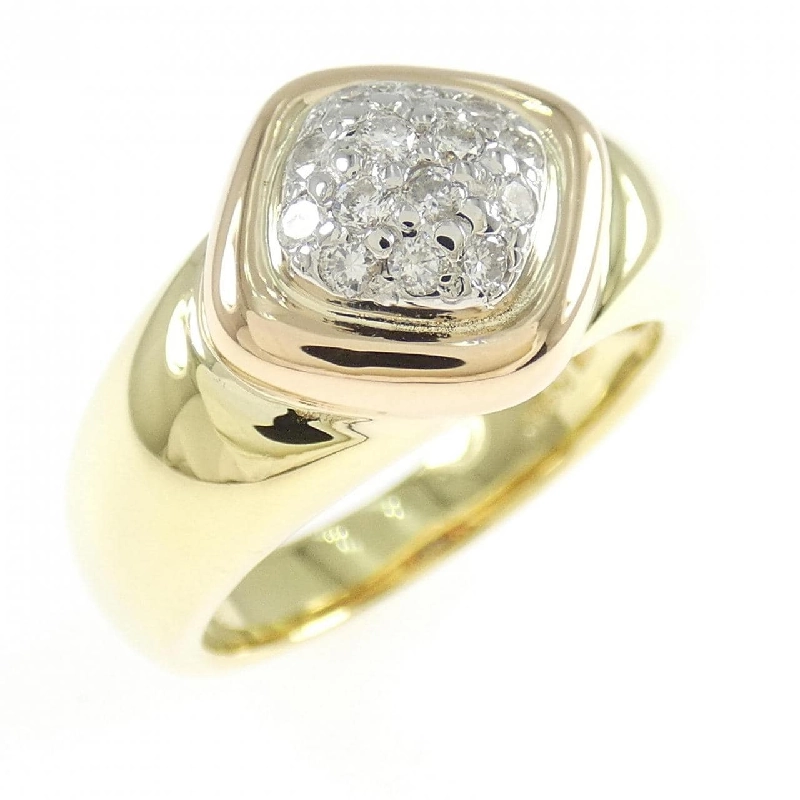 Nhẫn kim cương K18YG/PT900/K18PG 0.22CT - Hàng hiệu Authentic 854916