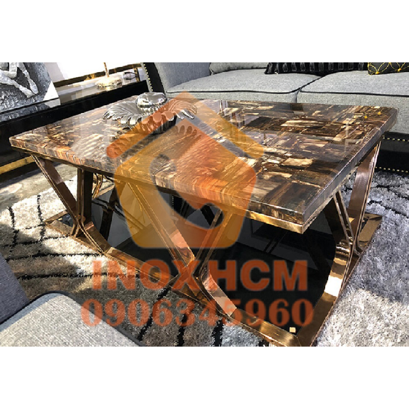 Chân bàn, ghế inox mạ vàng PVD - Inox Chất Lượng Cao  3464