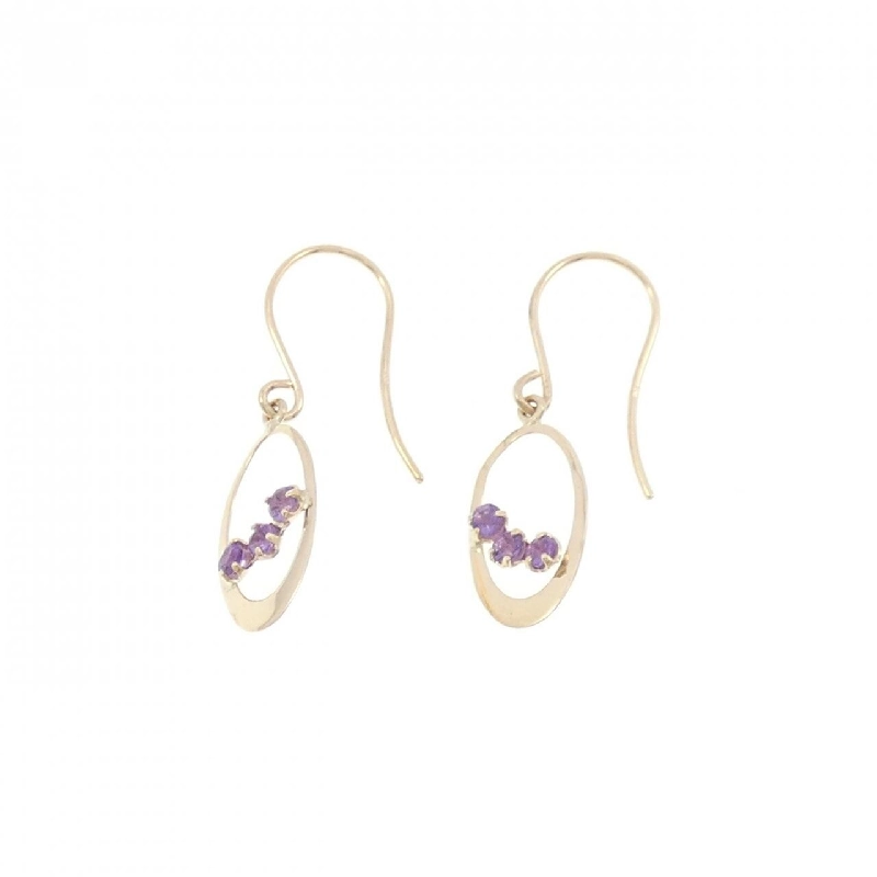 K10YG Amethyst Bông tai - Hàng hiệu Chính hãng 872558