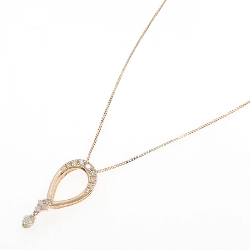 K18PG Dây chuyền kim cương 0.20CT - Hàng hiệu Chính hãng 860904