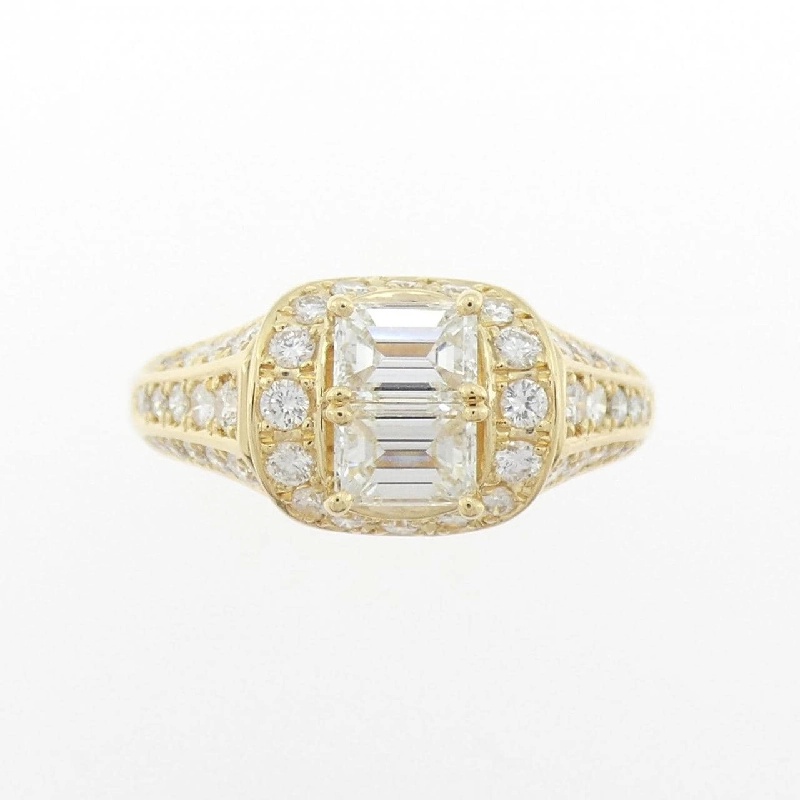 Nhẫn kim cương K18YG 0.64CT 669528