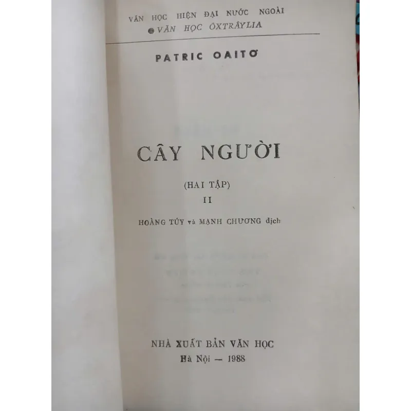 CÂY NGƯỜI (TRỌN BỘ 2 TẬP) - PATRIC OAITƠ 1043072