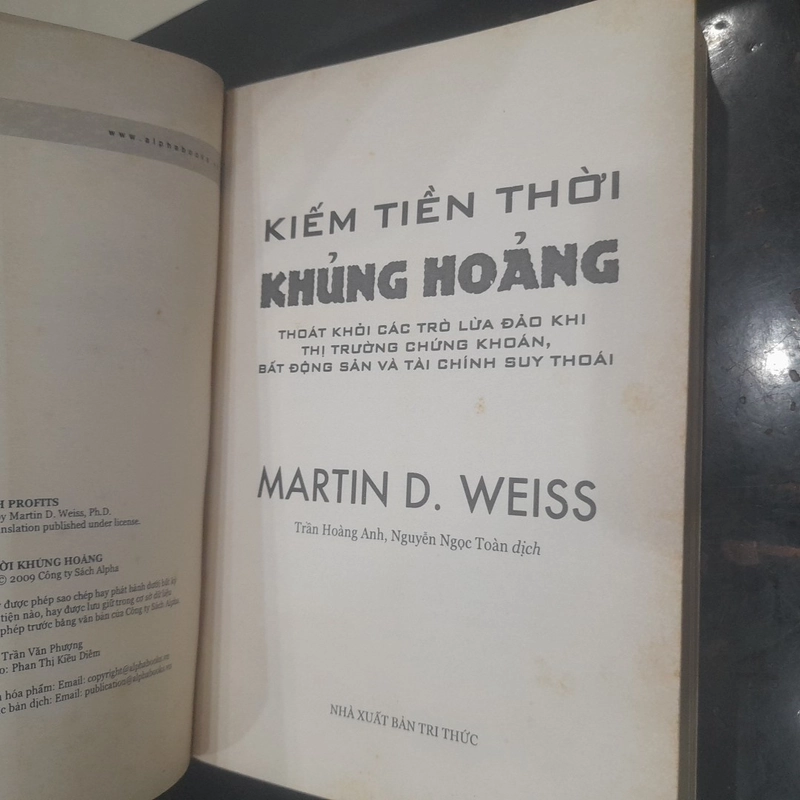 Martin D. Weiss - KIẾM TIỀN THỜI KHỦNG HOẢNG 542012