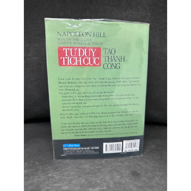 [Phiên Chợ Sách Cũ] Tư Duy Tích Cực Tạo Thành Công, Napoleon Hill, 2016 1304 433725