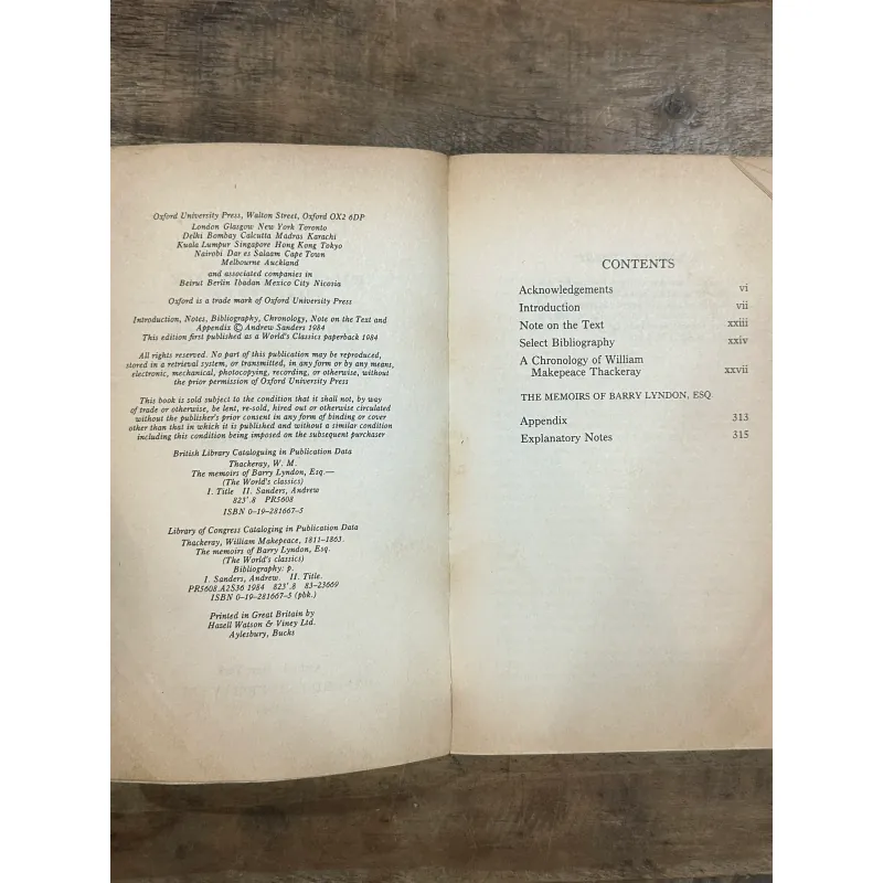 Barry Lyndon - William Makepeace Thackeray 731656