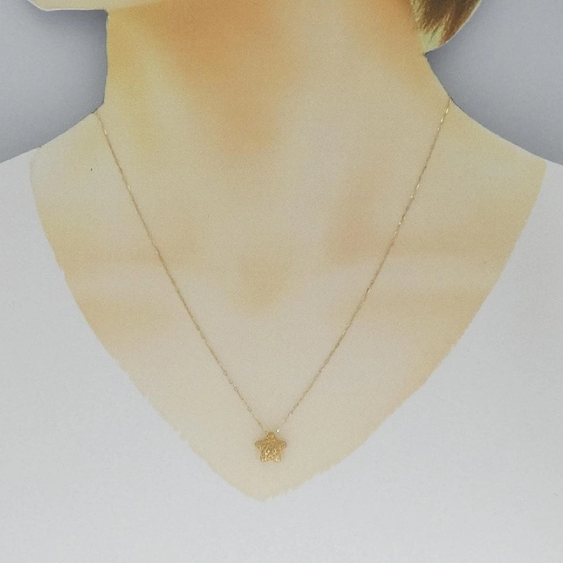 K18YG Star Necklace - Hàng hiệu Authentic 859403