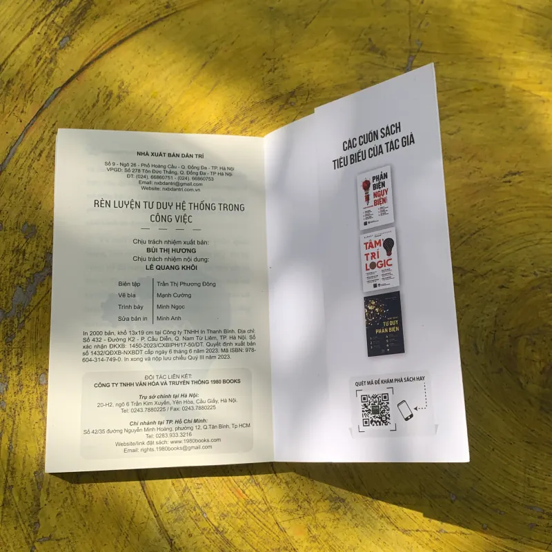RÈN LUYỆN TƯ DUY HỆ THỐNG TRONG CÔNG VIỆC- ALBERT RUTHERFORD  780440