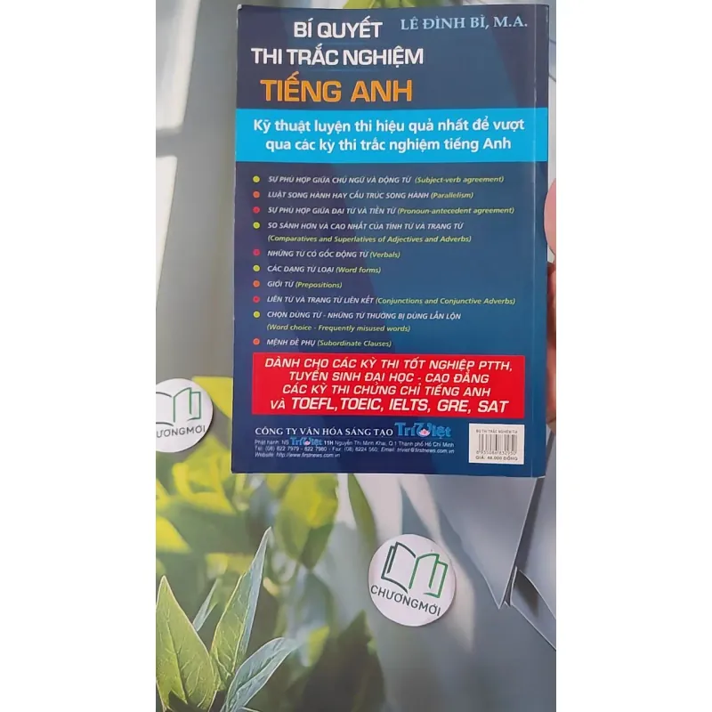 Bí quyết thi trắc nghiệm Tiếng Anh - Lê Đình Bì, M.A 1018821