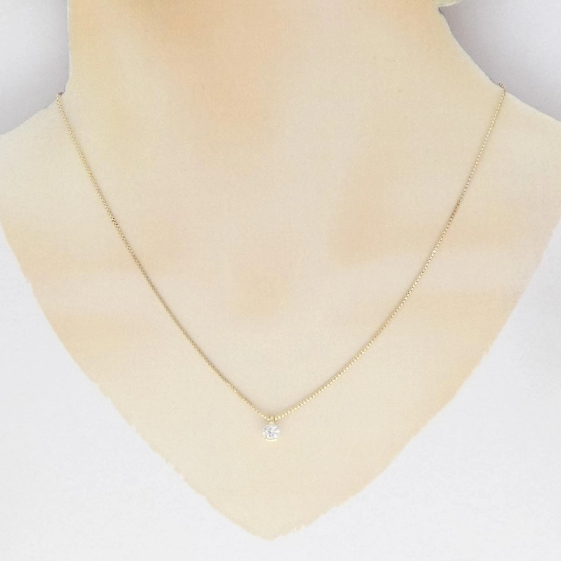 Dây chuyền kim cương K18YG 0.34CT - Hàng hiệu chính hãng 863182