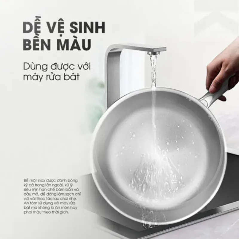 Chảo rán inox liền khối cao cấp KALITE KFP2401 577477