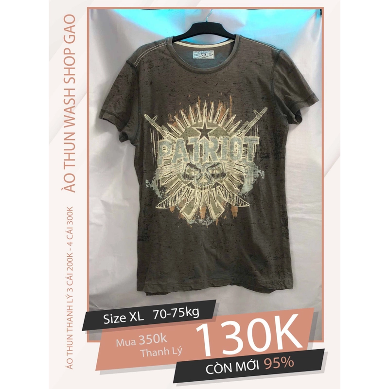 Dọn Tủ Thanh Lý Áo Thun Nam size XL 516439