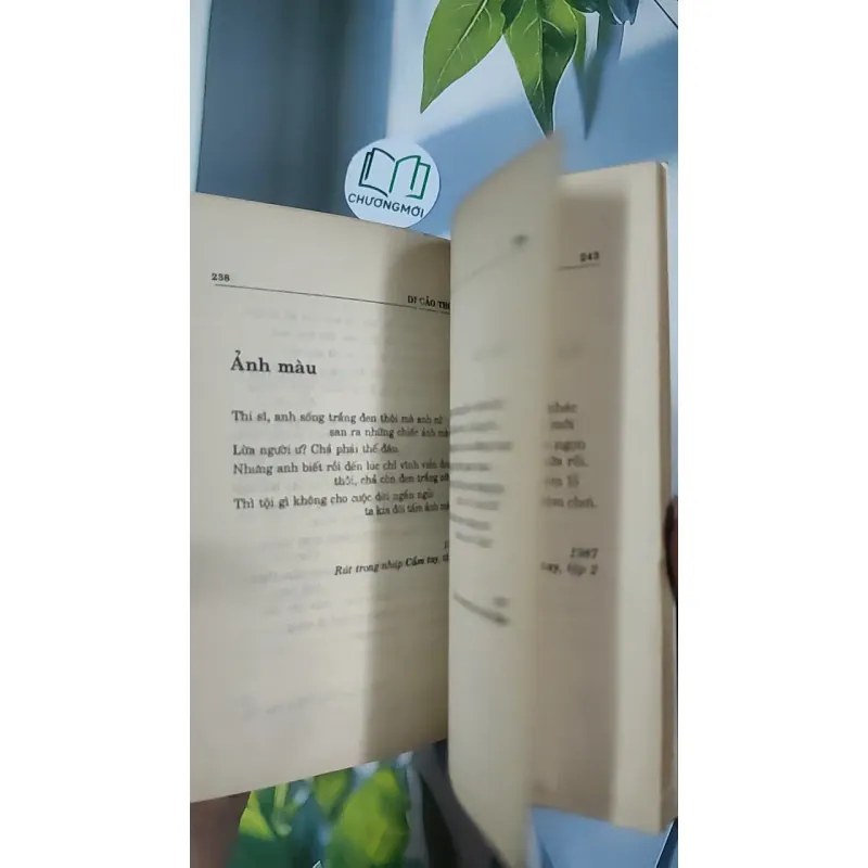 [MIỄN PHÍ BỌC SÁCH] [XƯA] Di Cảo Thơ - Chế Lan Viên 3 (1996) - Chế Lan Viên 798515