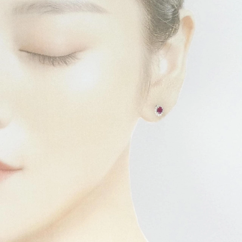 PT900 Bông tai Ruby 0.61CT - Hàng hiệu Chính hãng 871678