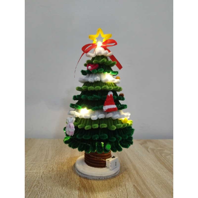 Thông noel bằng kẽm nhung 25220