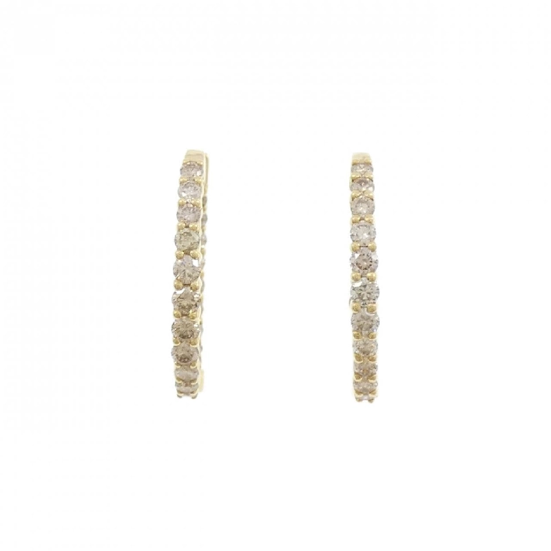 K18YG Bông tai kim cương 1.00CT - Hàng hiệu Chính hãng 866217