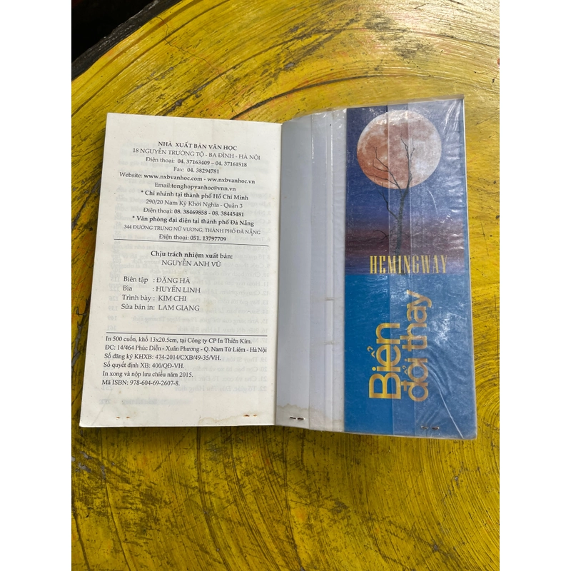 BIỂN ĐỔI THAY- Truyện ngắn đặc sắc của HEMINGWAY 476484