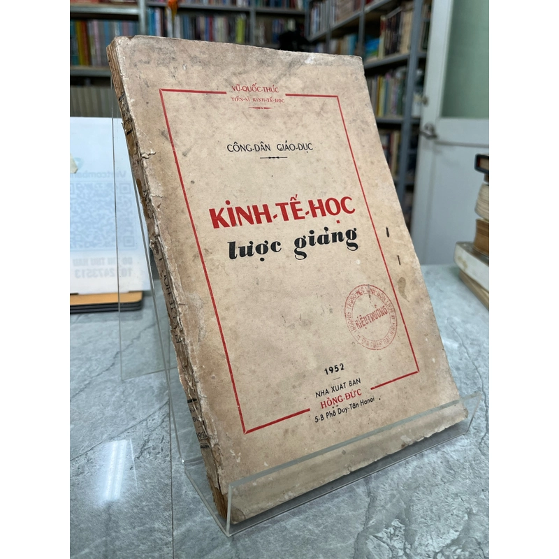 KINH TẾ HỌC LƯỢC GIẢNG (Có chữ ký tác giả) 329353