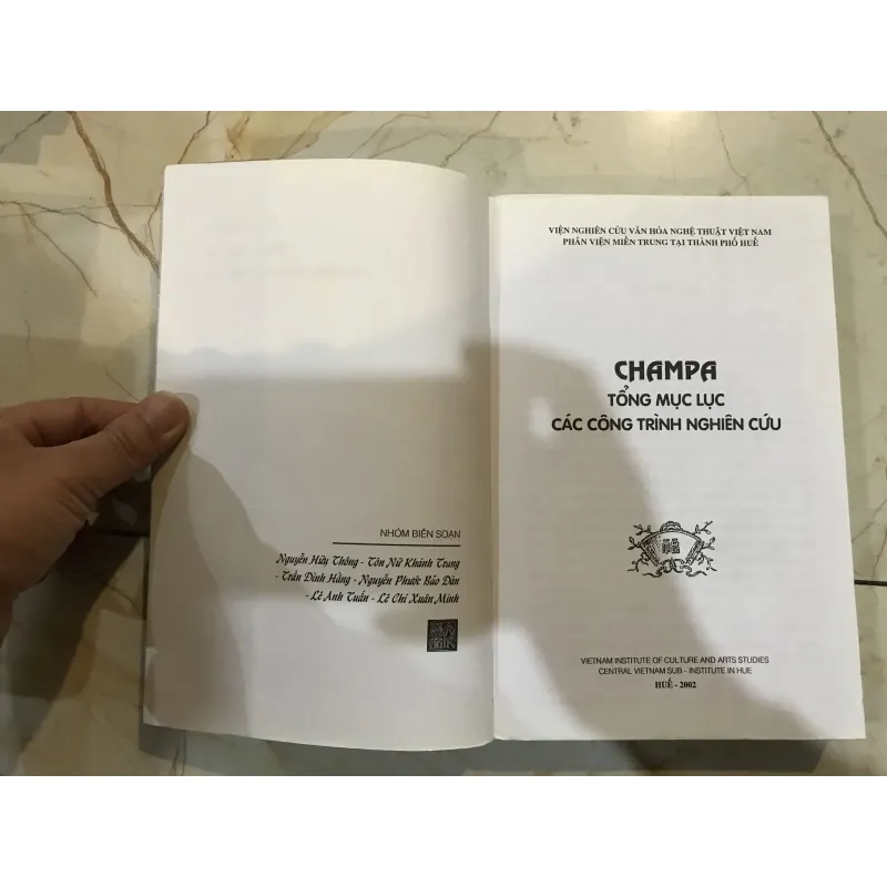 Champa tổng mục lục các công trình nghiên cứu (B) 748592