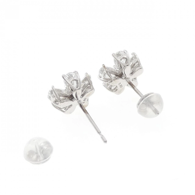 Bông tai kim cương hoa K18WG 1.60CT - Hàng hiệu Chính hãng 870427