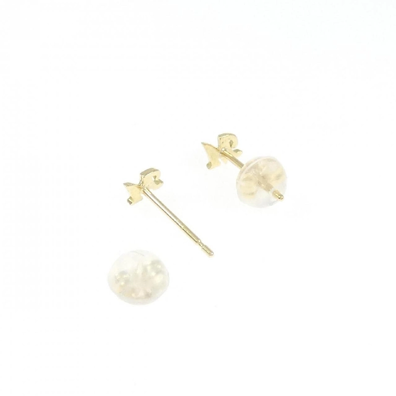 K18YG Chữ cái M Bông tai - Hàng hiệu Chính hãng 874469