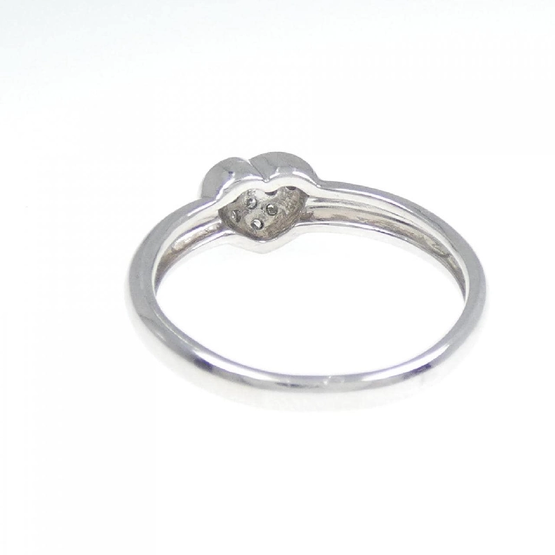 Nhẫn kim cương hình trái tim K18WG 0.06CT 672369