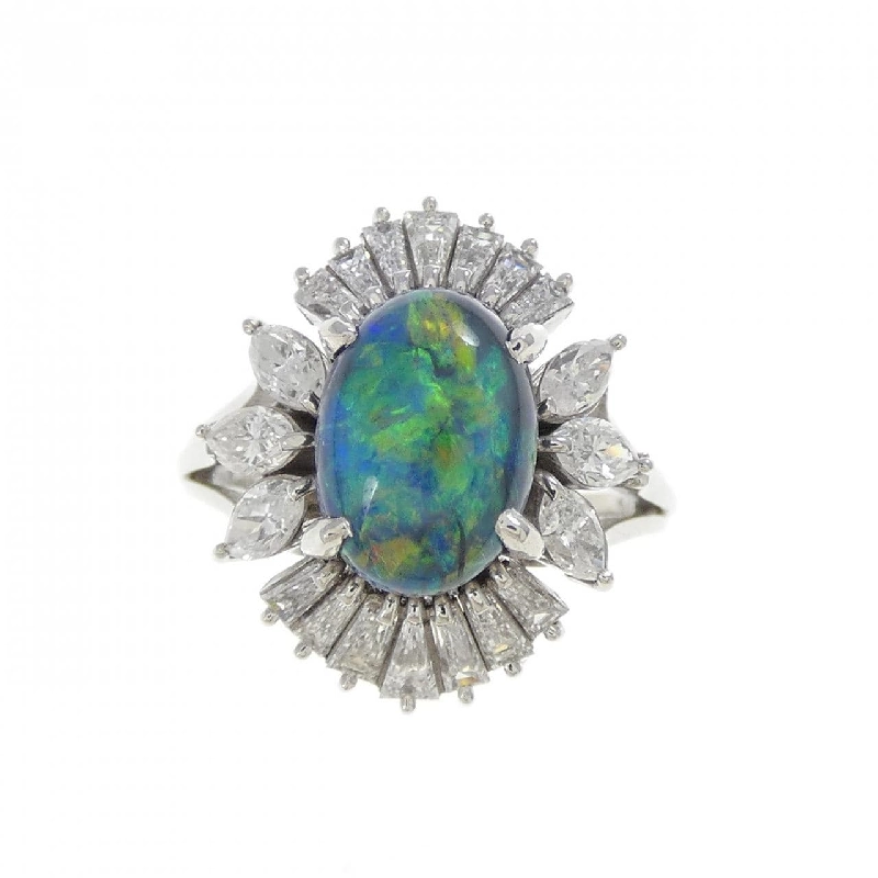 Nhẫn Opal Đen PT900 1.99CT - Hàng hiệu Chính hãng 849765