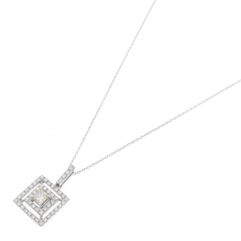 K18WG Dây chuyền kim cương 0.80CT - Hàng hiệu Authentic 862306
