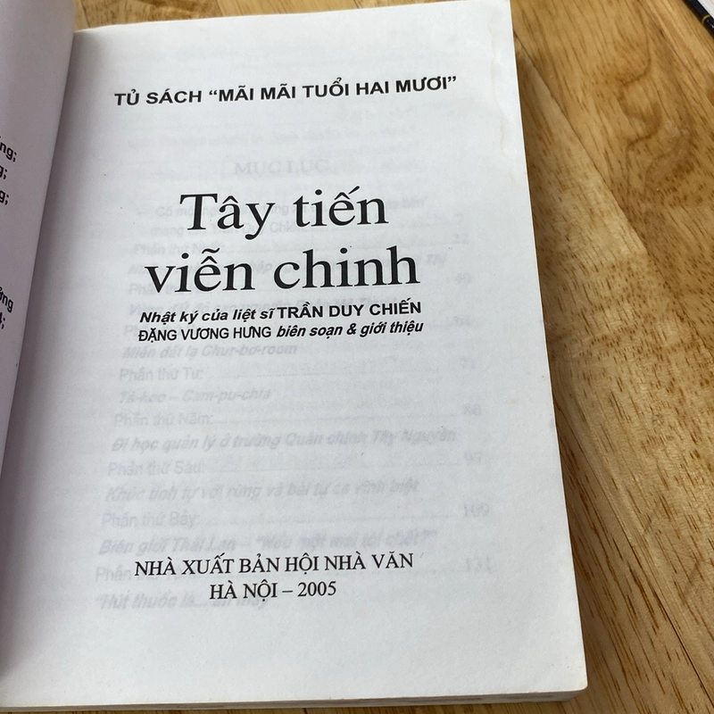 TÂY TIẾN VIỄN CHINH, Nhật ký của liệt sĩ Trần Duy Chiến (xb 2005) 528027