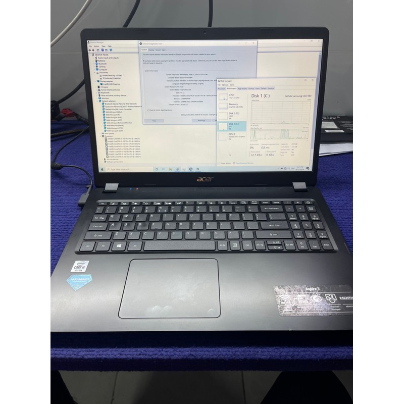 Laptop Acer Aspire A315-54 160368