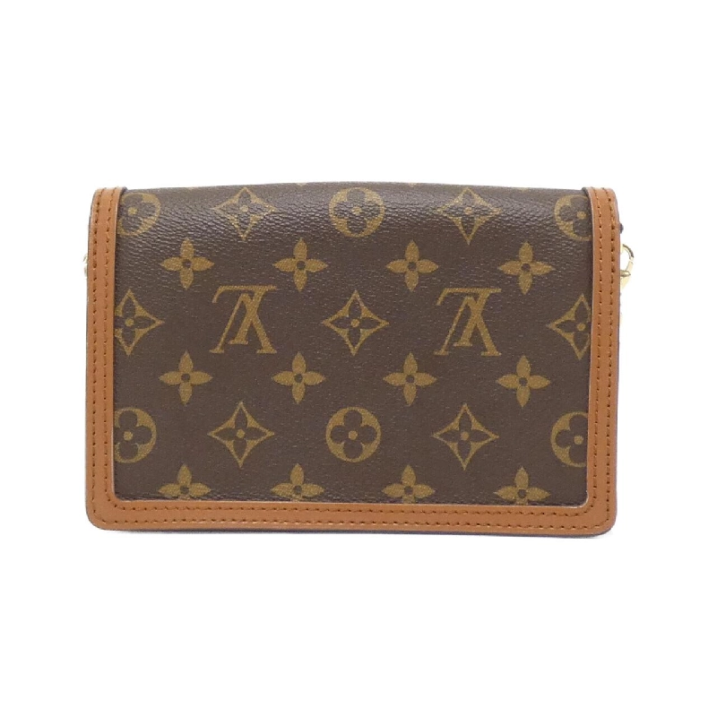 Ví Louis Vuitton Monogram Porte-Feuille Dauphine M68746 Chain Wallet 621714