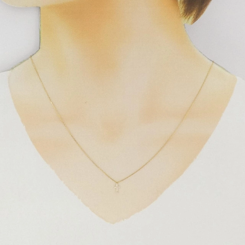 Dây chuyền Aker Cross Pavé 0.05CT - Hàng hiệu Chính hãng 840700