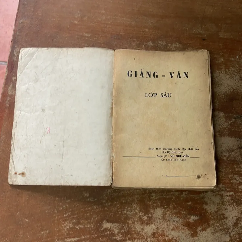 GIẢNG VĂN LỚP SÁU- SOẠN GIẢ VŨ QUẾ VIÊN 568216