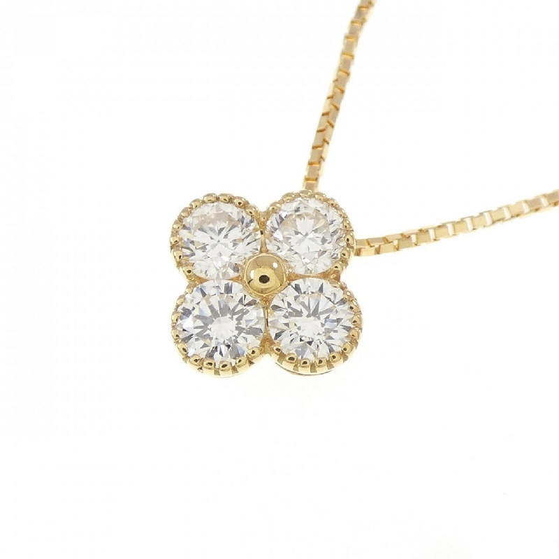 K18YG Dây chuyền kim cương 0.561CT D VS2-SI1 VG-Good - Hàng hiệu Chính hãng 874255