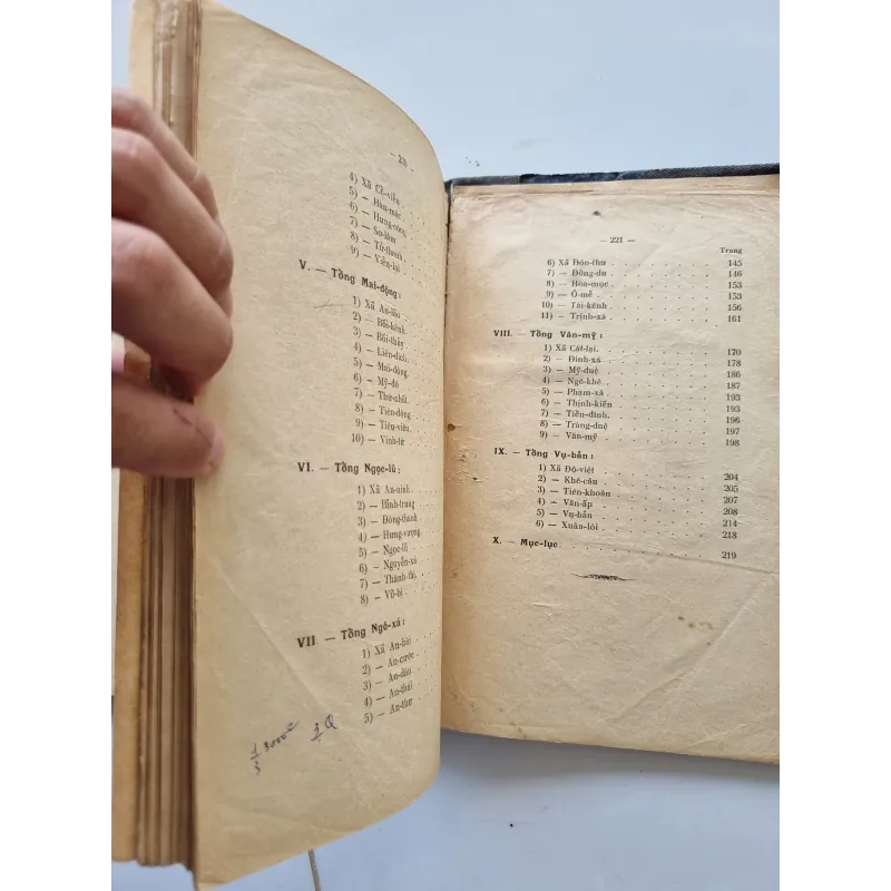 Địa dư huyện Bình Lục, xuất bản 1935, có thủ bút 1021682