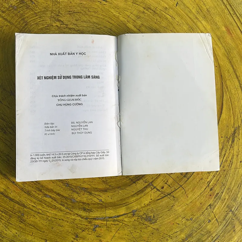 XÉT NGHIỆM SỬ DỤNG TRONG LÂM SÀNG- GS.TS. NGUYỄN THẾ KHÁNH GS.TS. PHẠM TỬ DƯƠNG 718000