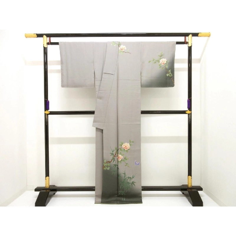 Áo kimono thăm viếng, chế tác vàng Yūzen - Hàng hiệu Authentic 877325