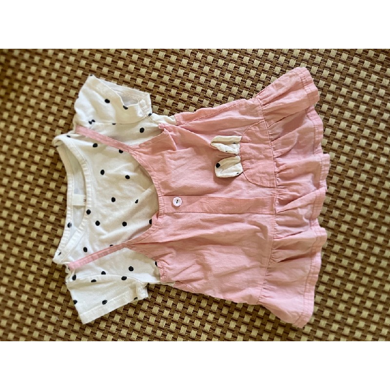 Váy cộc tay bé gái 7kg 11609