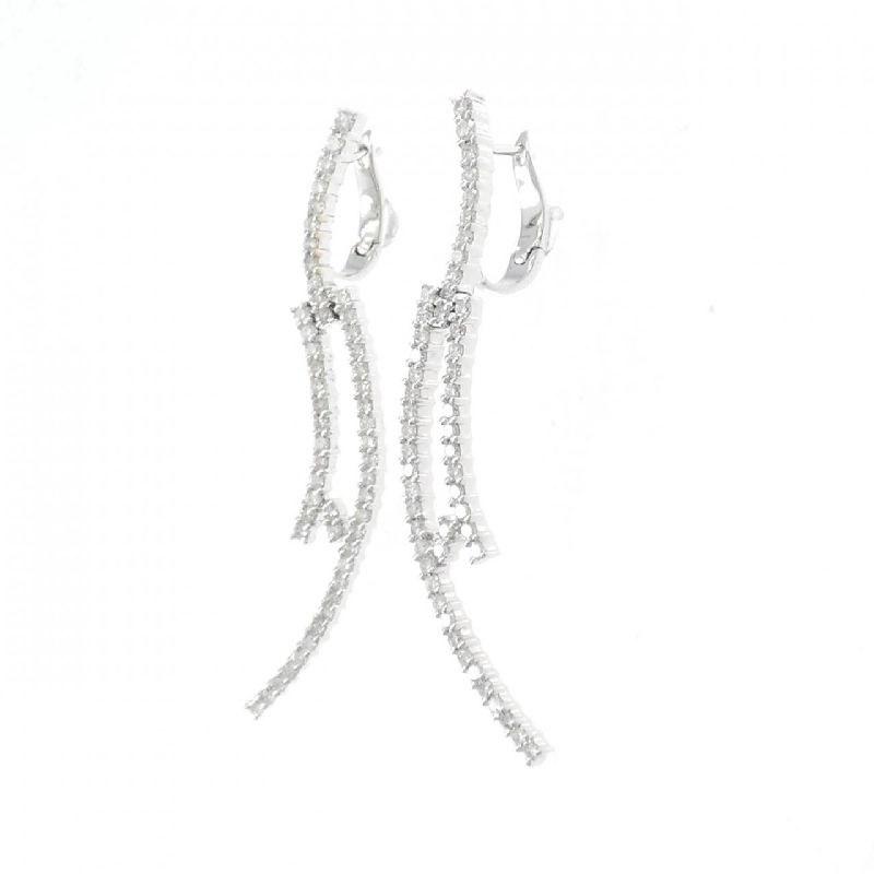 Bông tai kim cương 18KWG - Hàng hiệu Authentic 869362