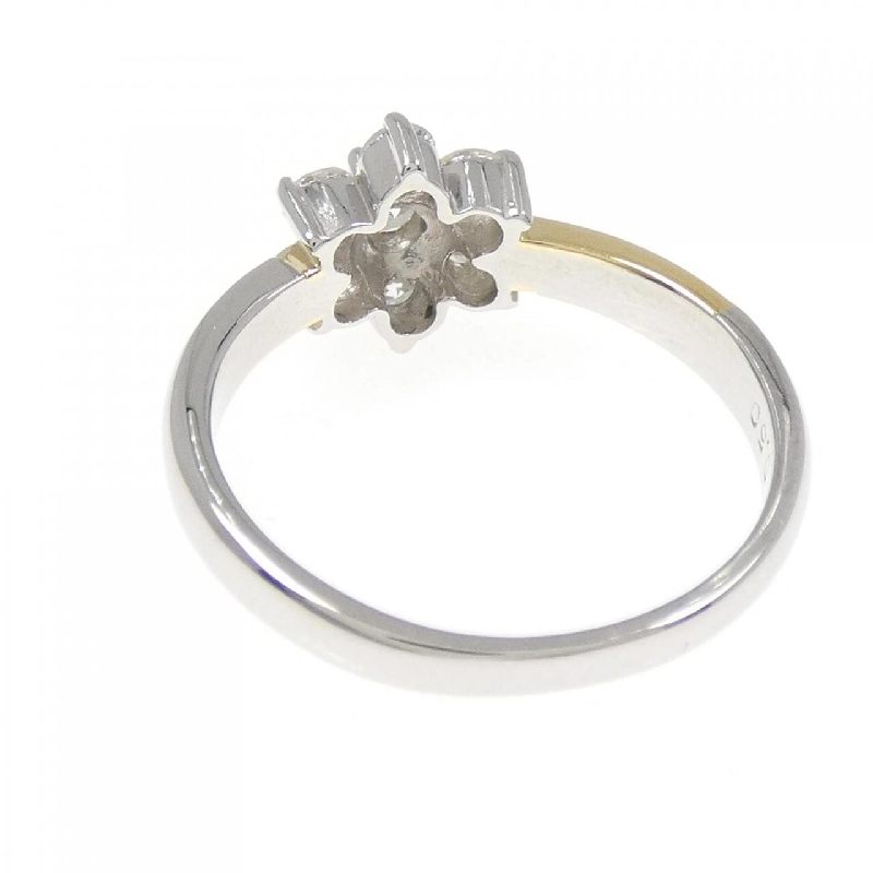 Nhẫn kim cương hoa PT900/K18YG 0.50CT 668617