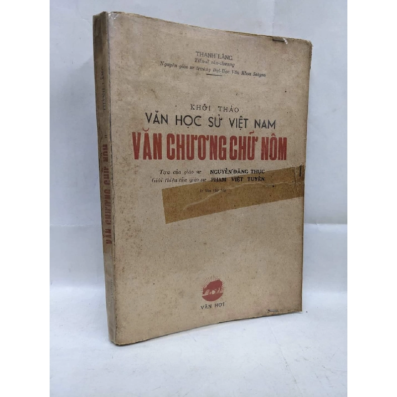 Khởi thảo văn học sử việt nam văn chương chữ nôm - Thanh Lãng 129940