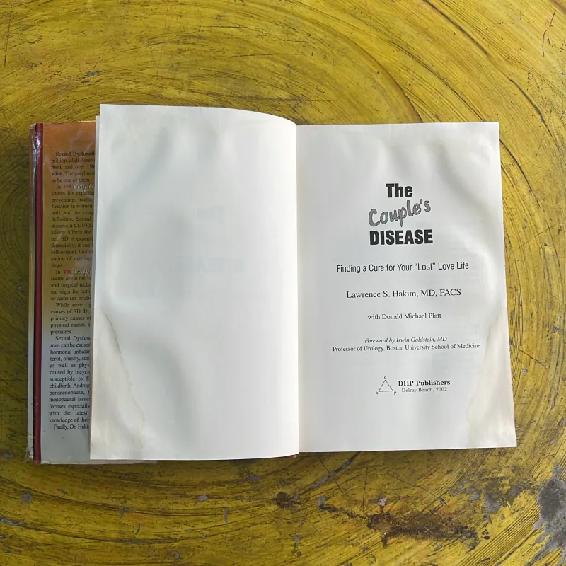 THE COUPLE’S DISEASE - LAWRENCE S. HAKIM MD, FACS 973919
