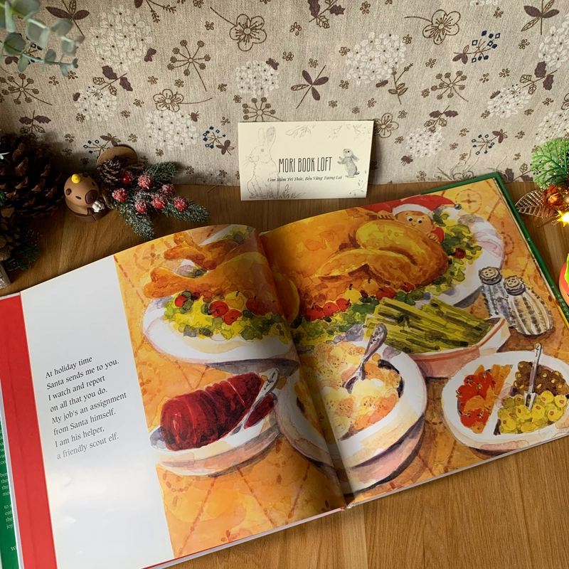 Sách tranh tiếng anh The Elf on the Shelf: A Christmas Tradition, Used, Bìa cứng, Khổ lớn 463594