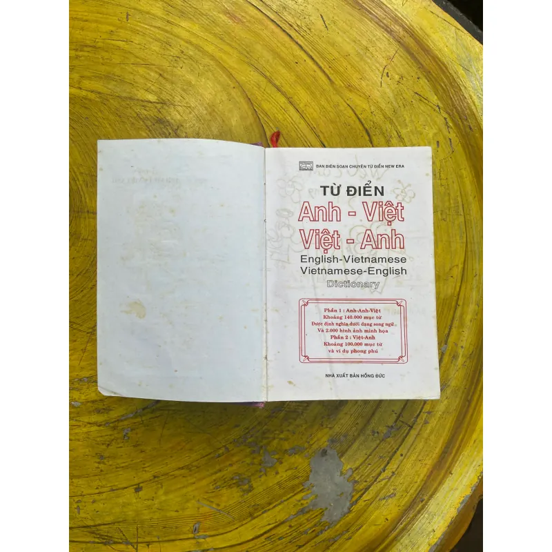TỪ ĐIỂN ANH - VIỆT VIỆT- ANH BÌA CỨNG KHỔ 13 x19 731070