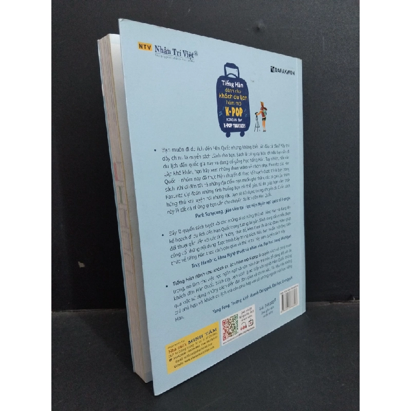 Tiếng hàn dành cho khách du lịch hâm mộ K-POP mới 80% trang bìa có chữ 2019 HCM0612 Ahn Yongjun HỌC NGOẠI NGỮ 355970