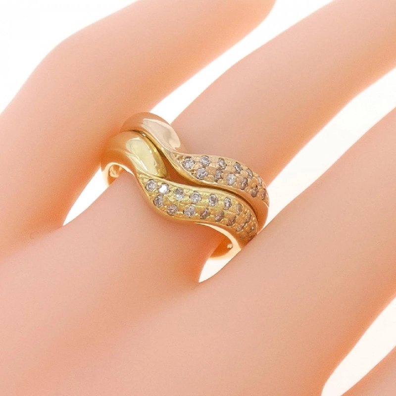 Nhẫn kim cương K18YG/K18PG 0.30CT - Hàng hiệu Authentic 846367