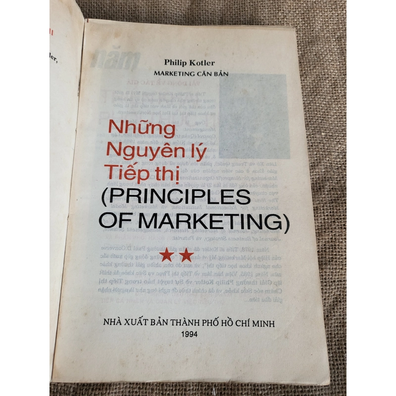 Những nguyên lý tiếp thị tập 2 | Philip Kotler| sách khổ lớn 326657