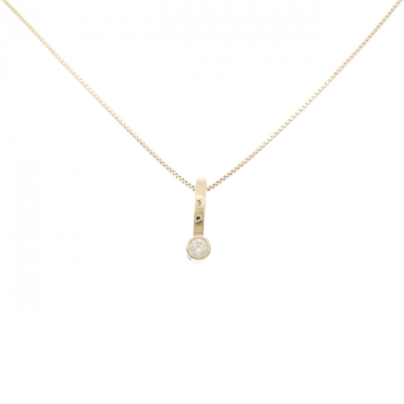 Dây chuyền kim cương 750YG/K18YG 0.186CT - Hàng hiệu Authentic 858072