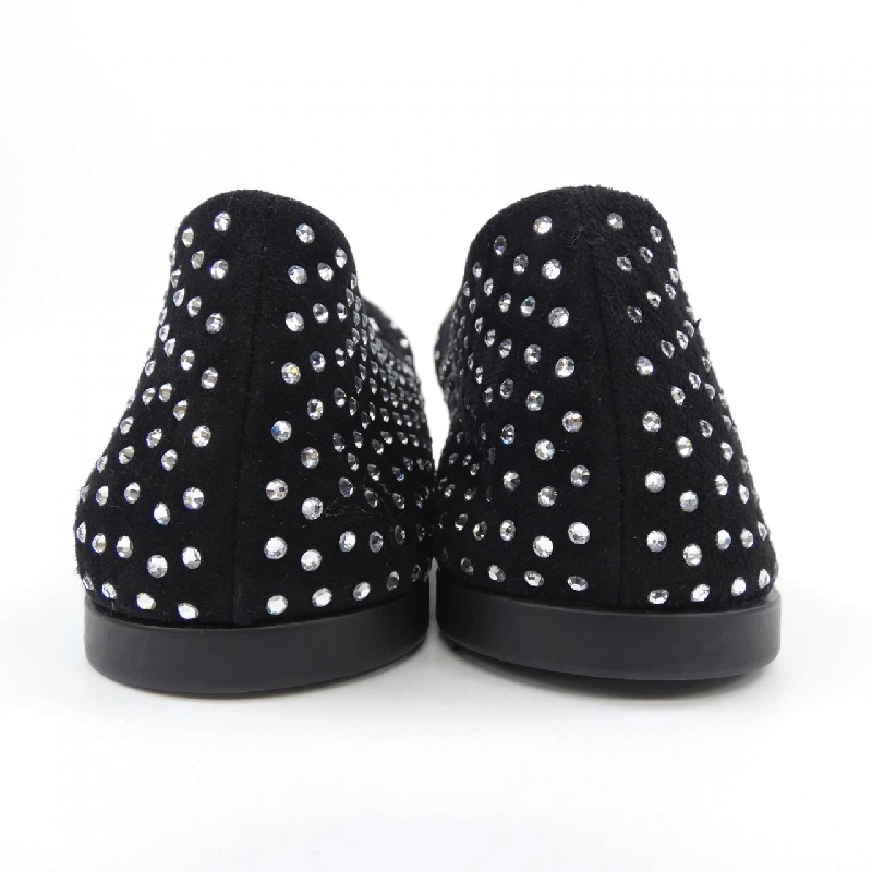 Giày ballet suede có đá pha lê PRADA 1F797N 660169